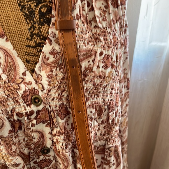 Free People White Distressed Shoulder Bag - Picture 6 of 12